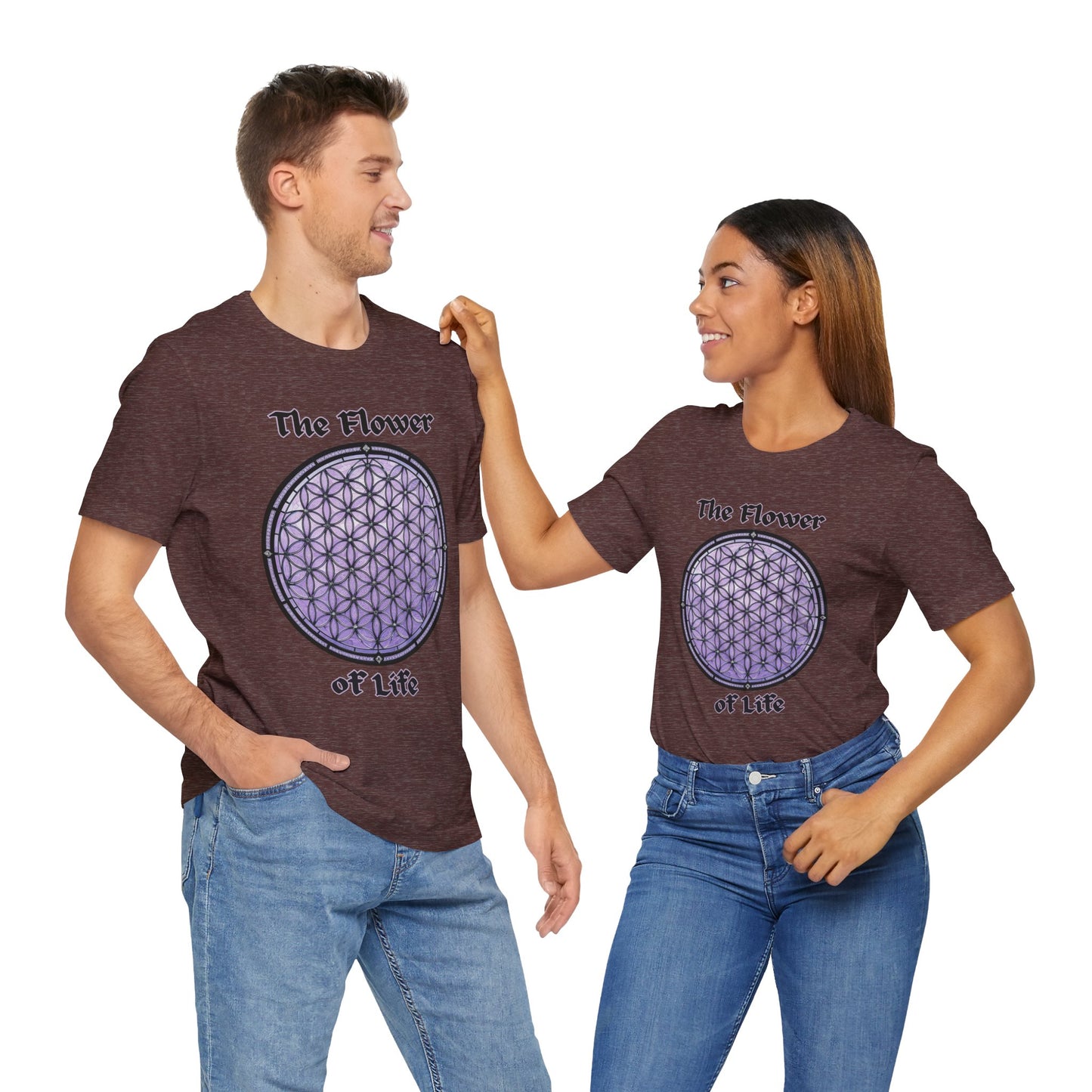"The Flower of Life"  Gothic Graphic T-Shirt – Alt Aesthetic Poetic Goth Street-wear