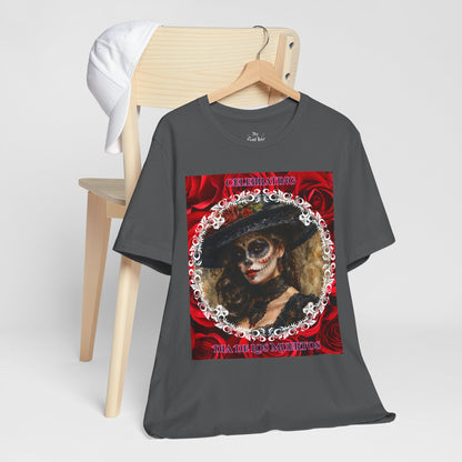 My Gothic Girl Dia De Los Muertos Graphic Tee – Gothic Streetwear, Whimsy Goth, Dark Poetry Alt Fashion