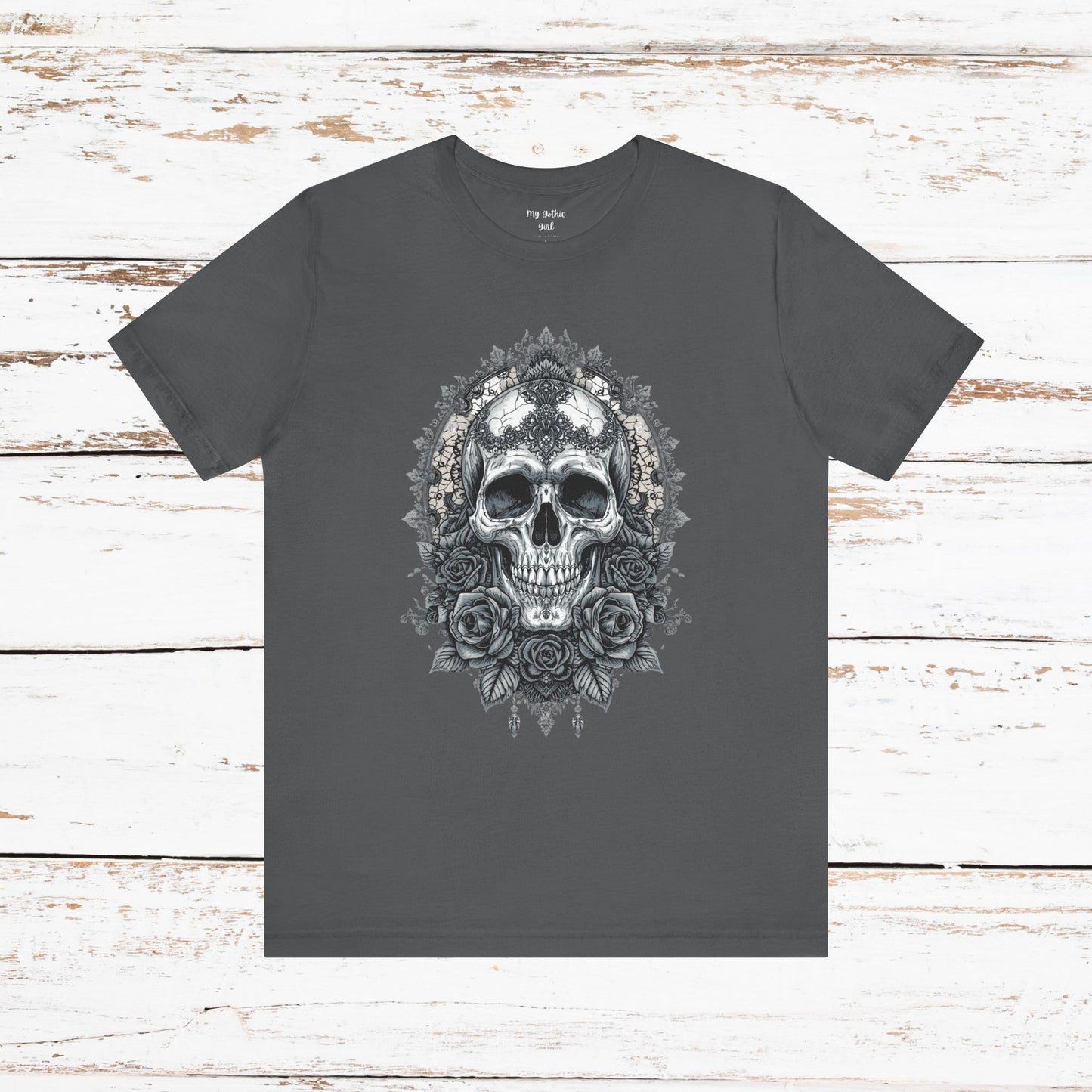 Gothic Skull Elegance T-Shirt