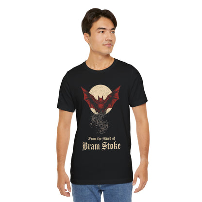 "From The Mind Of Bram Stoker" Gothic Literary Horror T-Shirt