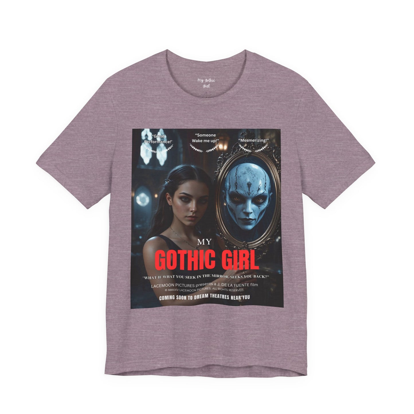 My Gothic Girl T-Shirt "Movie Poster" – Whimsy Goth Streetwear, Dark Poetry Fashion, Alt Aesthetic Apparel