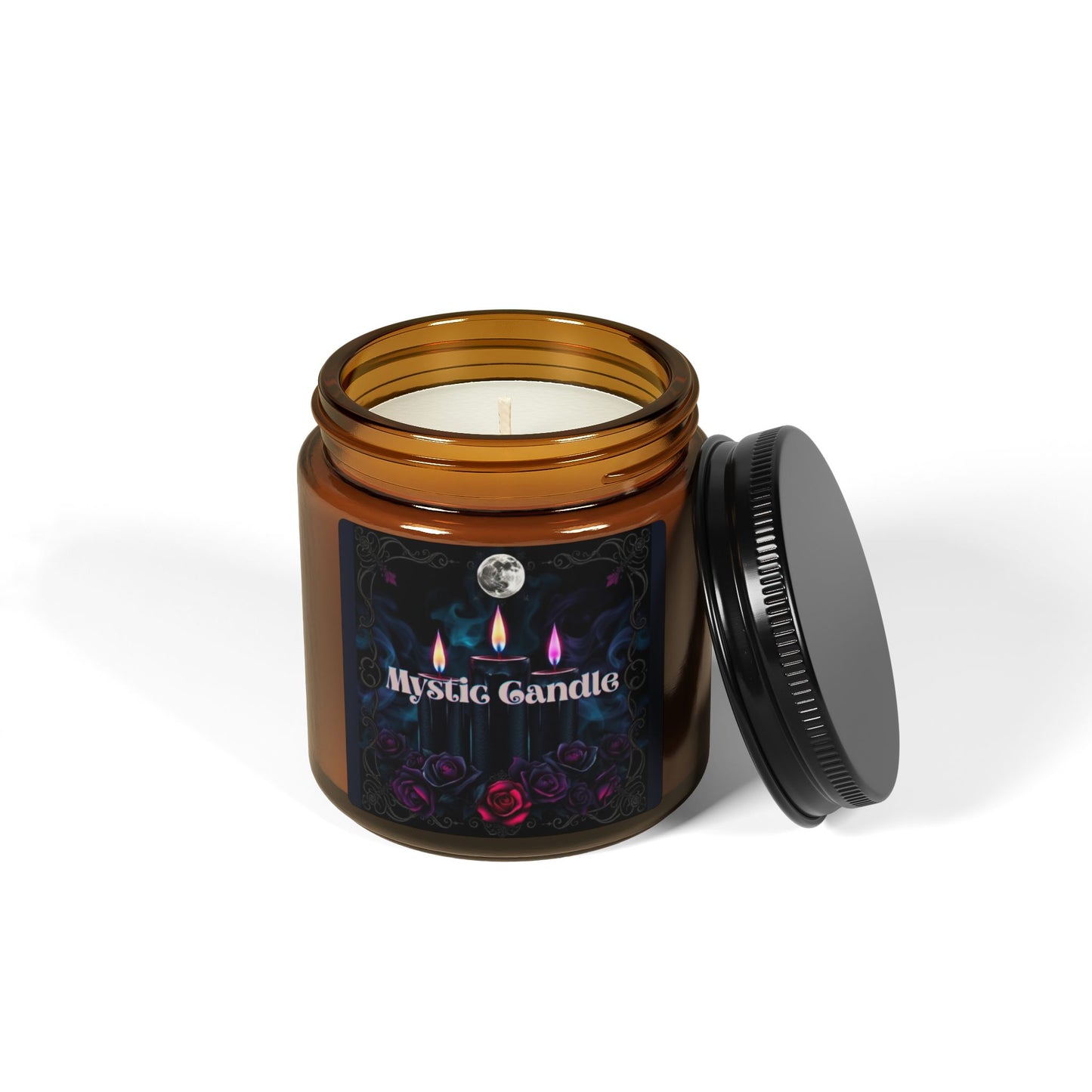 Mystic Candle Soy Candle — Amber Jar Aromatherapy Candle (Multi-Size)