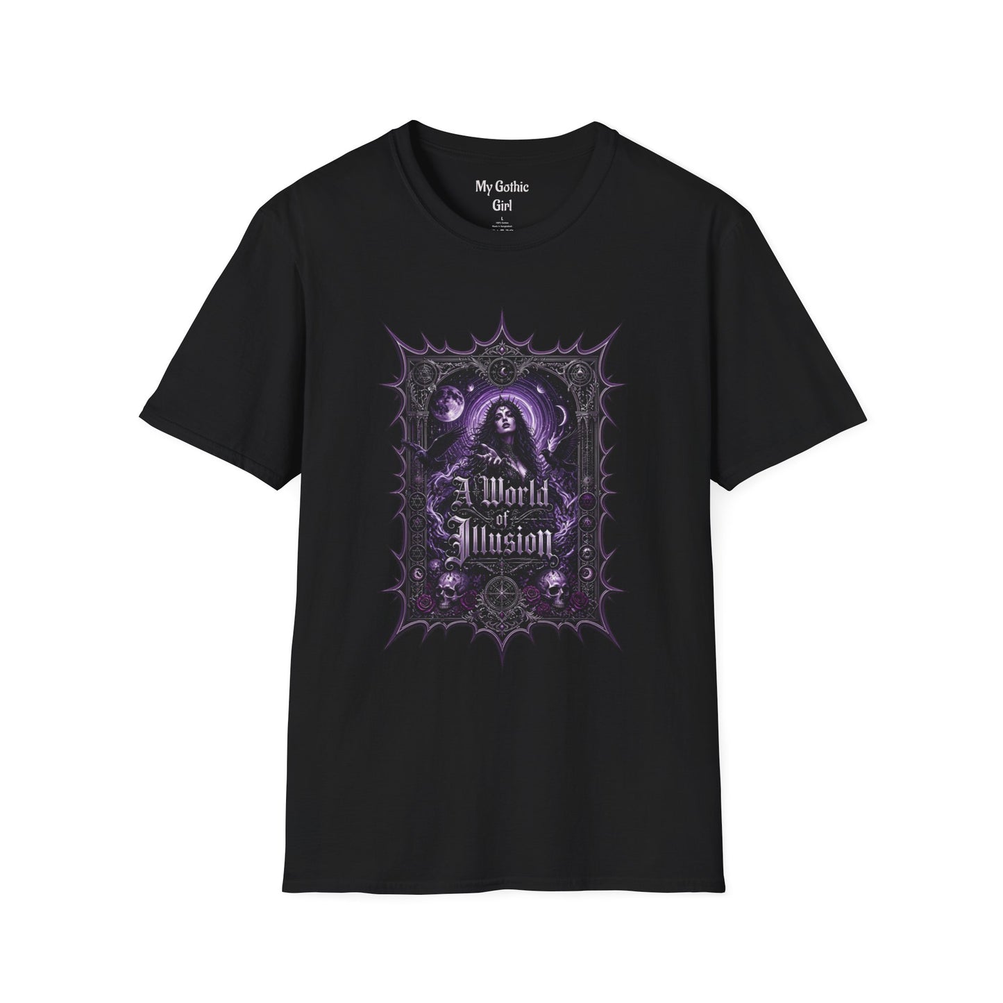 Gothic Girl 'Cosmic Gothic Illusion' T-Shirt