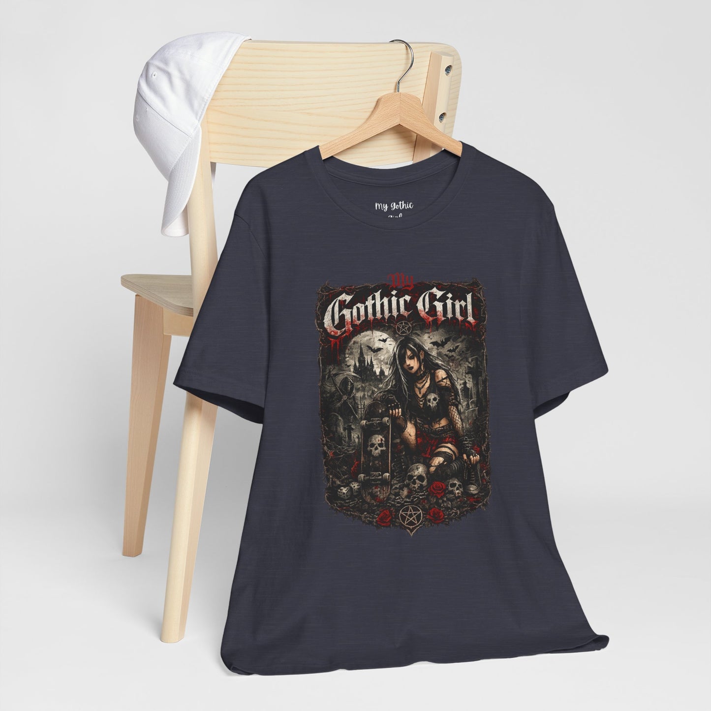 My Gothic Girl - Skater Girl Short Sleeve T Shirt