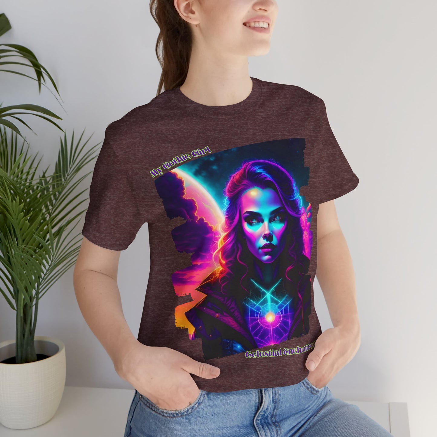 Celestial Enchantress Poetic Goth Graphic Tee – My Gothic Girl