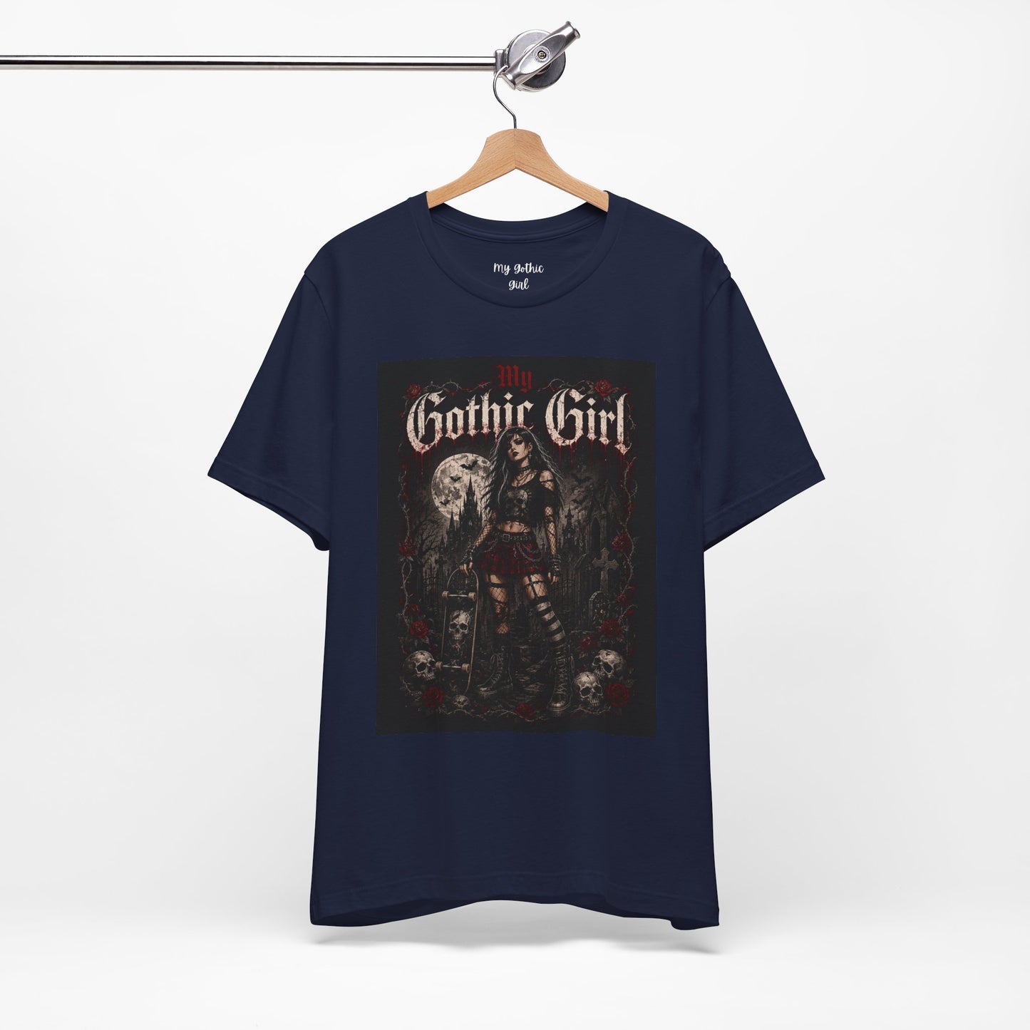 My Gothic Girl - Skater Girl Short Sleeve T Shirt
