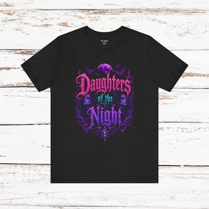 Daughters of the Night Tee — Gothic Vampire Moon Graphic T-Shirt