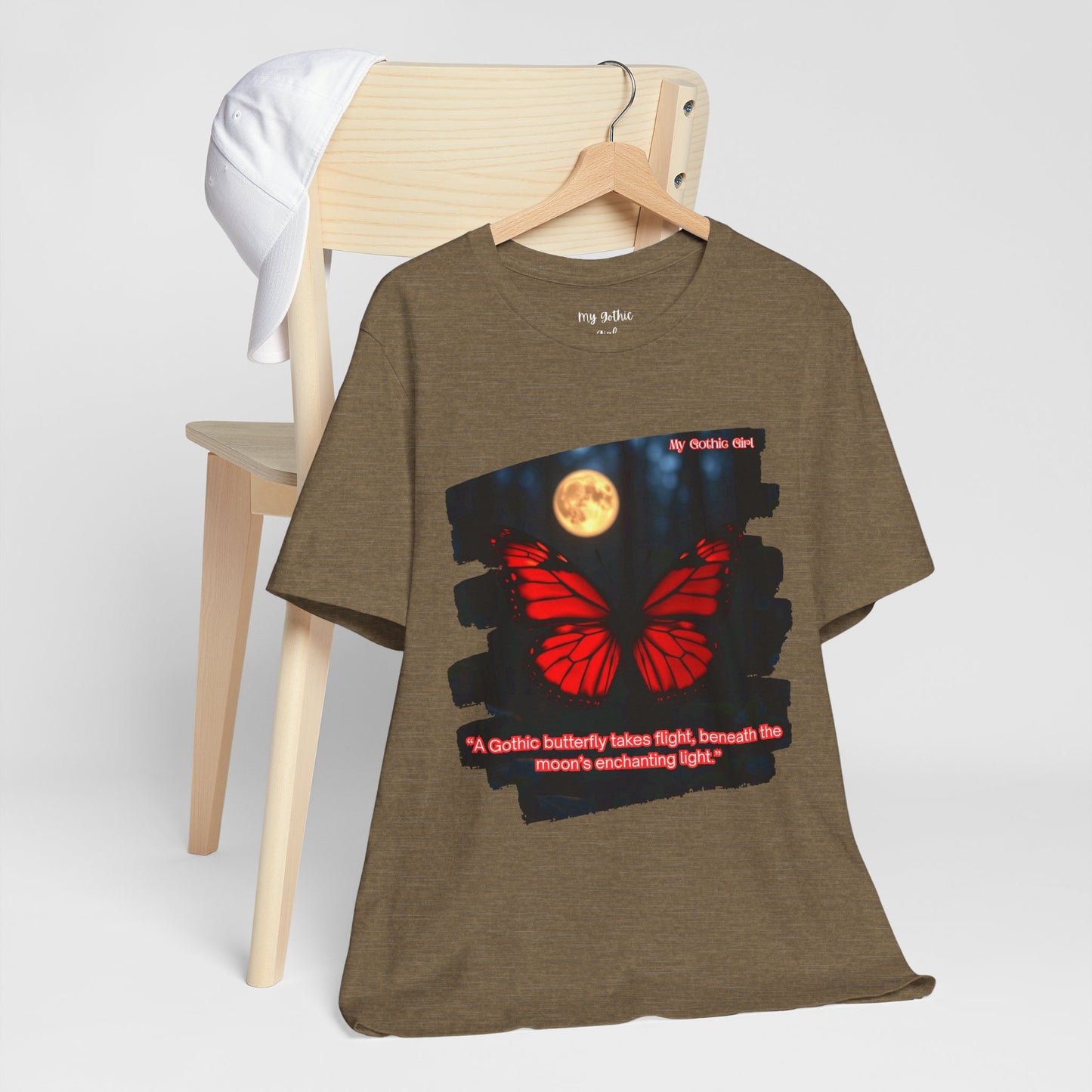 My Gothic Girl Graphic Tee – Whimsy Goth Streetwear, Dark Poetry Fashion, Alt Aesthetic Apparel