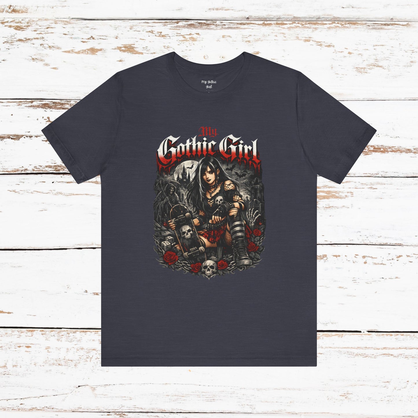 My Gothic Girl - Skater Girl Short Sleeve T Shirt