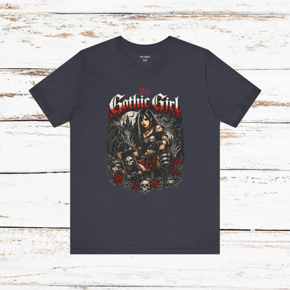 My Gothic Girl - Skater Girl Short Sleeve T Shirt