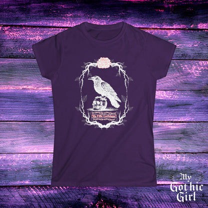 "My Gothic Girl" Women's Tee, "Ma Fille Gothique" Shirt, Punk Fashion, Alternative Style, Goth Apparel, Dark Aesthetic