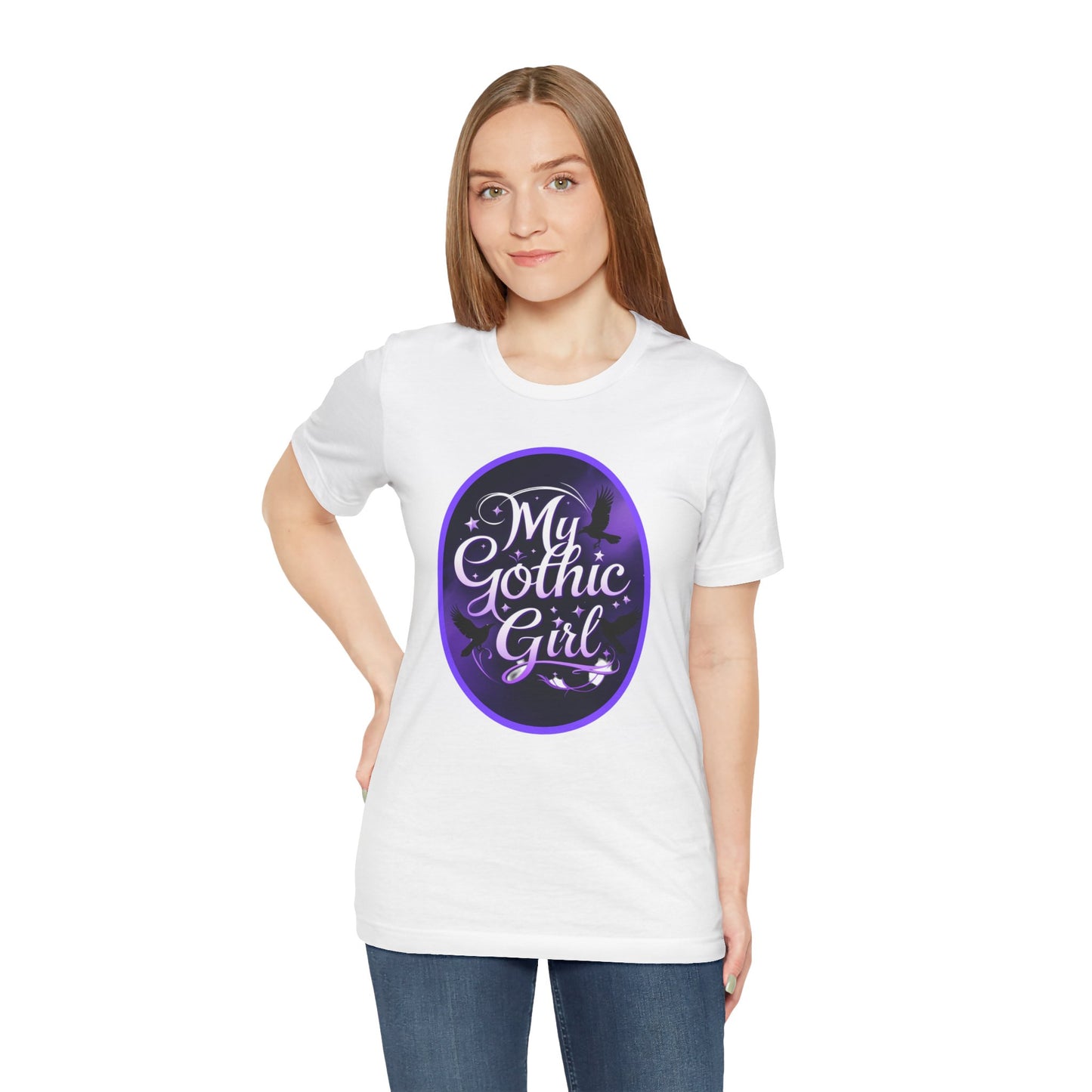 My Gothic Girl Poetic Goth Graphic Tee – Dark Alt Aesthetic Streetwear Fashion