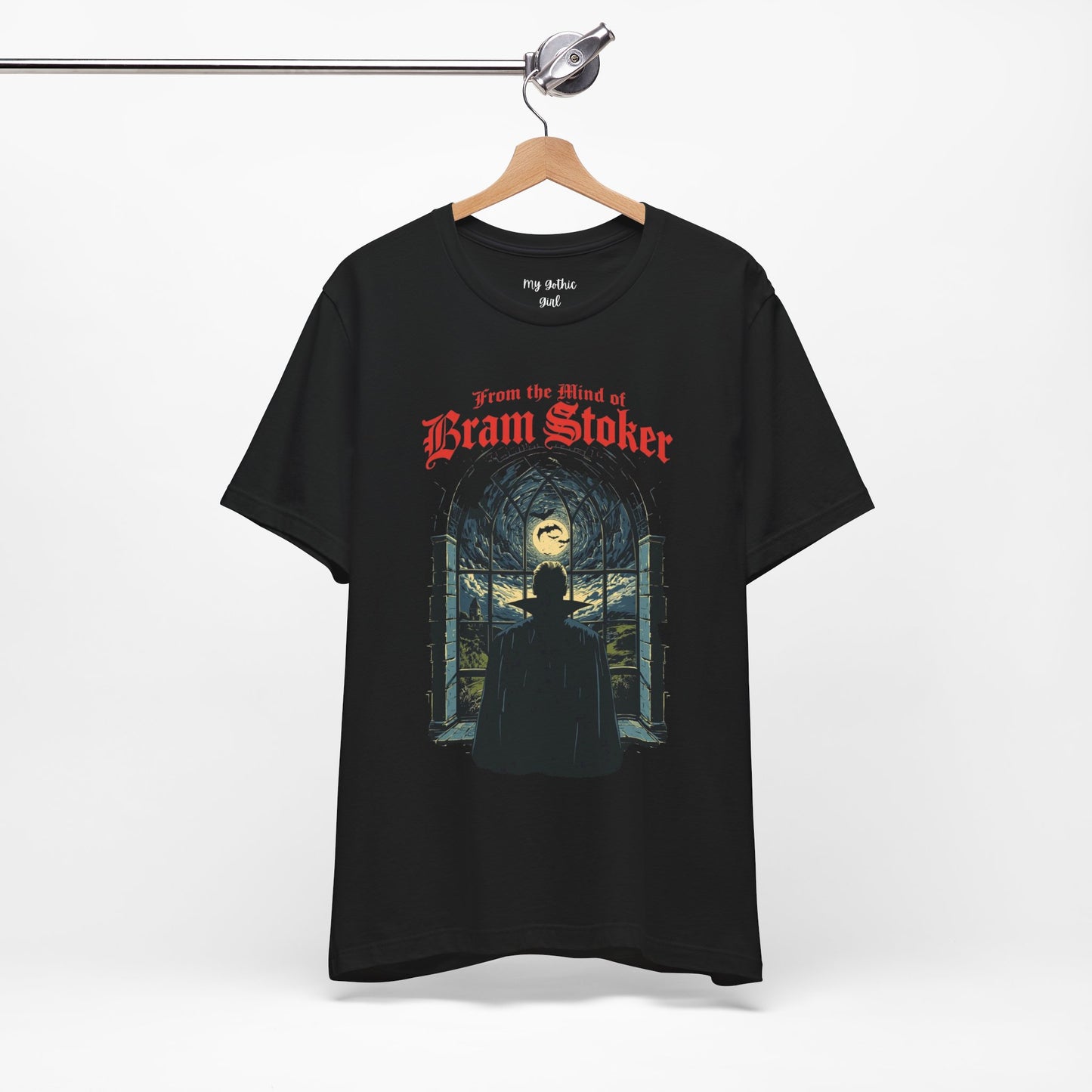 "From The Mind Of Bram Stoker" Gothic Literary Horror T-Shirt