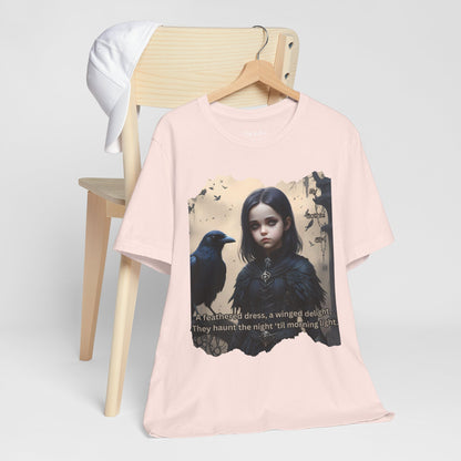 My Gothic Girl T-Shirt "Black Raven"  Whimsy Goth, Goth Fashion, Poetic Gothic Street Wear