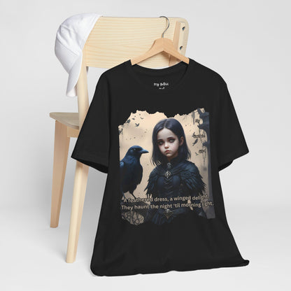 My Gothic Girl T-Shirt "Black Raven"  Whimsy Goth, Goth Fashion, Poetic Gothic Street Wear