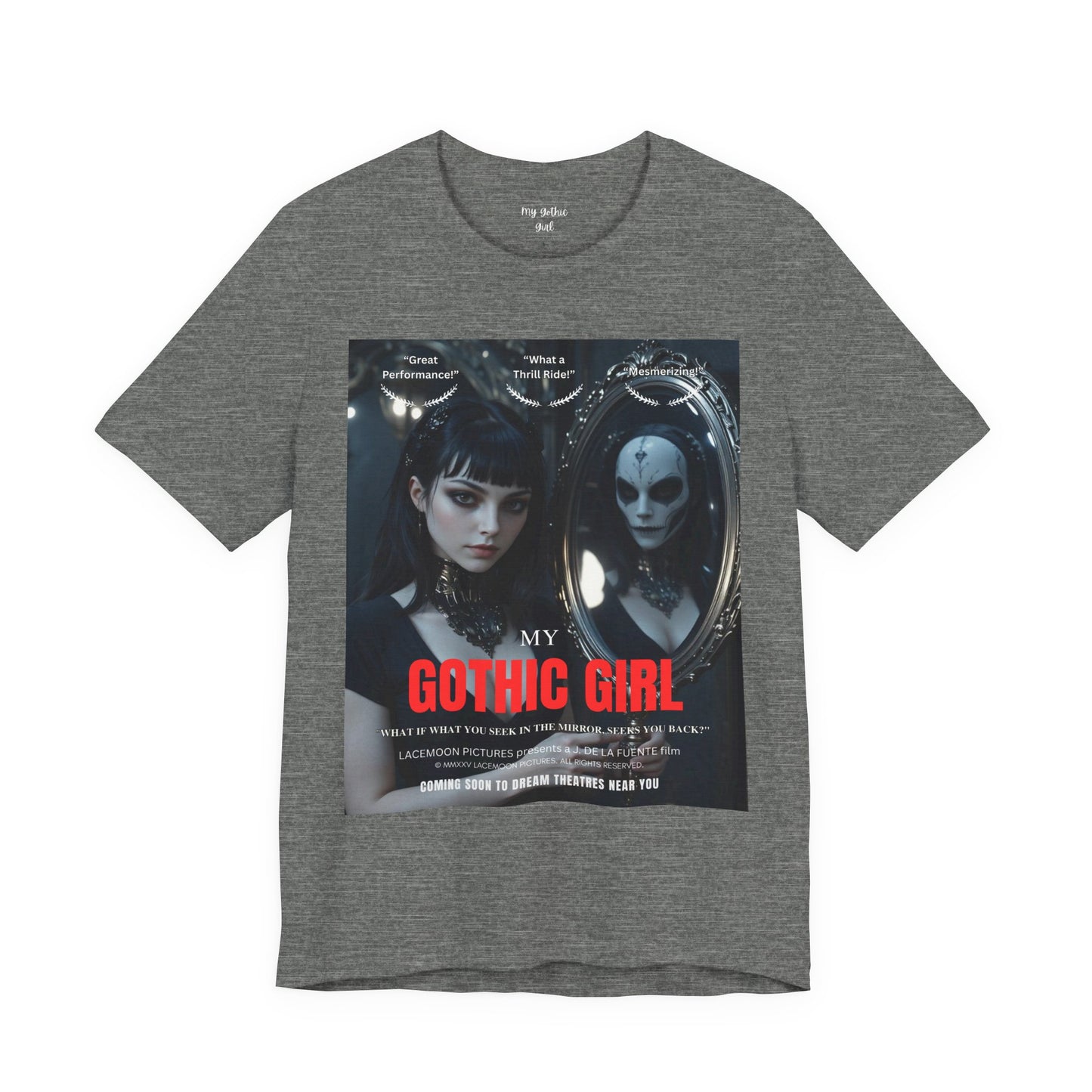 My Gothic Girl Graphic Tee – Whimsy Goth Streetwear, Dark Poetry Fashion, Alt Aesthetic Apparel