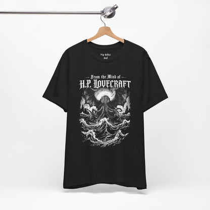 "From The Mind Of H.P. Lovecraft" Gothic Literary Horror T-Shirt