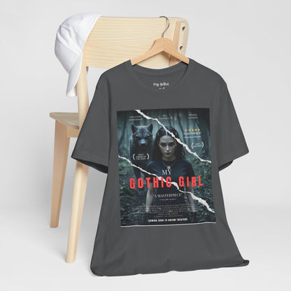 My Gothic Girl T-Shirt "Movie Poster" – Whimsy Goth Streetwear, Dark Poetry Fashion, Alt Aesthetic Apparel