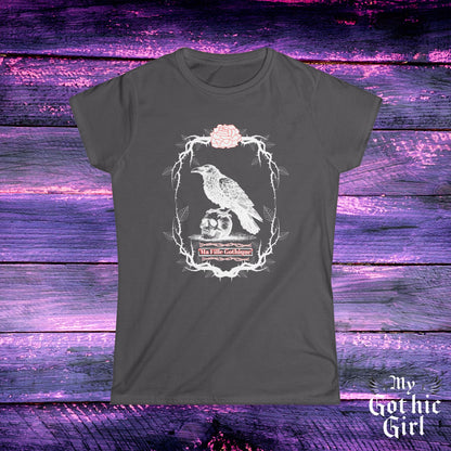 "My Gothic Girl" Women's Tee, "Ma Fille Gothique" Shirt, Punk Fashion, Alternative Style, Goth Apparel, Dark Aesthetic