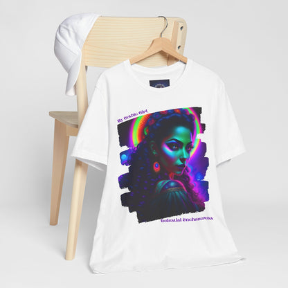 Celestial Enchantress Poetic Goth Graphic Tee – My Gothic Girl