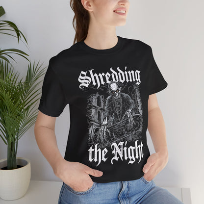 "Shredding The Night" Street Skater T Shirt