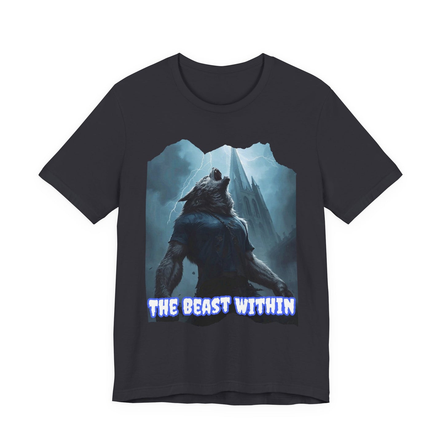 My Gothic Girl "The Beast Within" Graphic T-Shirt Unisex Gothic Dark Fashion Casual Wear