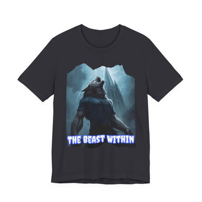 My Gothic Girl "The Beast Within" Graphic T-Shirt Unisex Gothic Dark Fashion Casual Wear