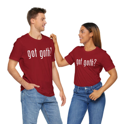 Gothic T-Shirts for Women & Men "got goth?" Dark Aesthetic & Alternative Tees – My Gothic Girl