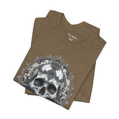 Gothic Skull Elegance T-Shirt