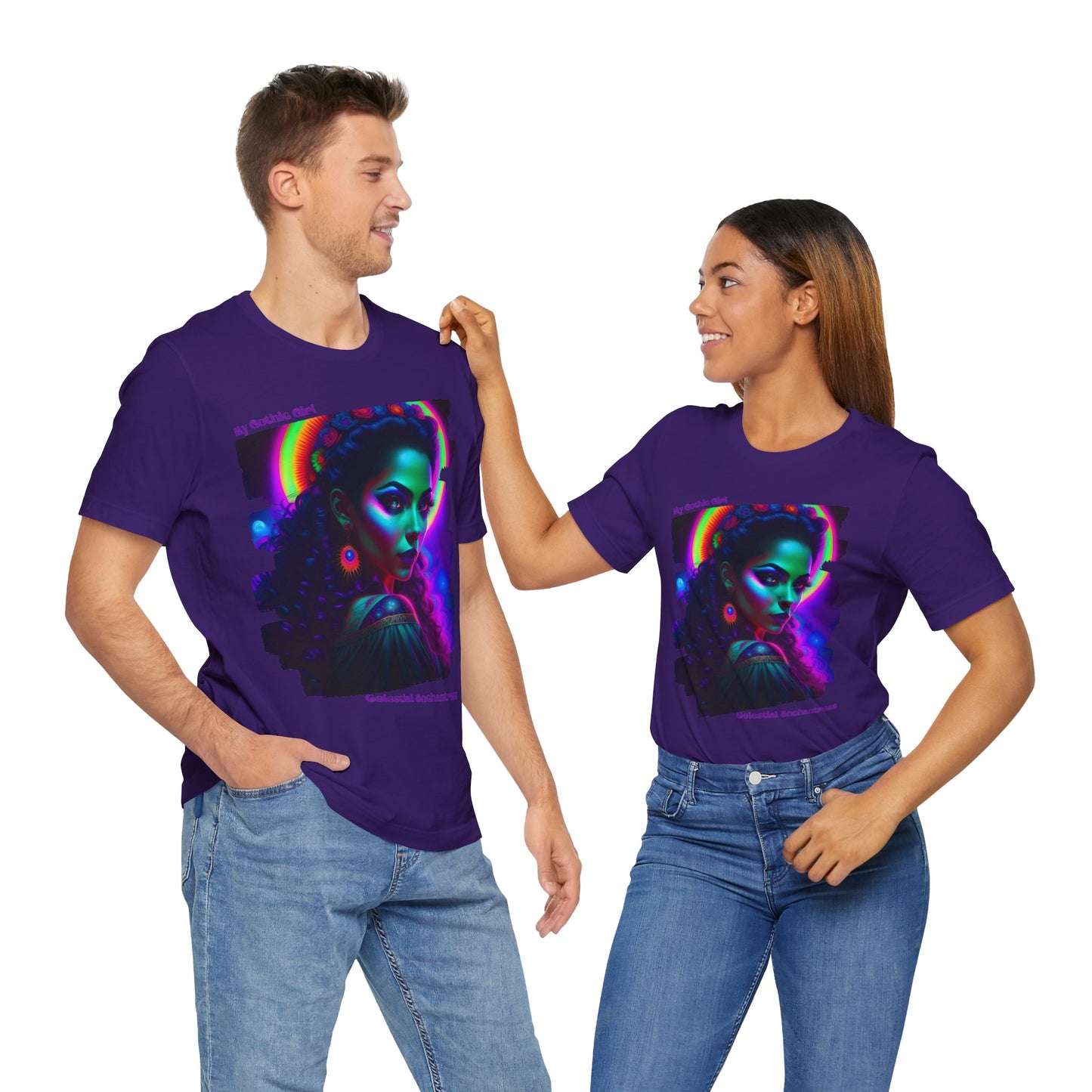 Celestial Enchantress Poetic Goth Graphic Tee – My Gothic Girl