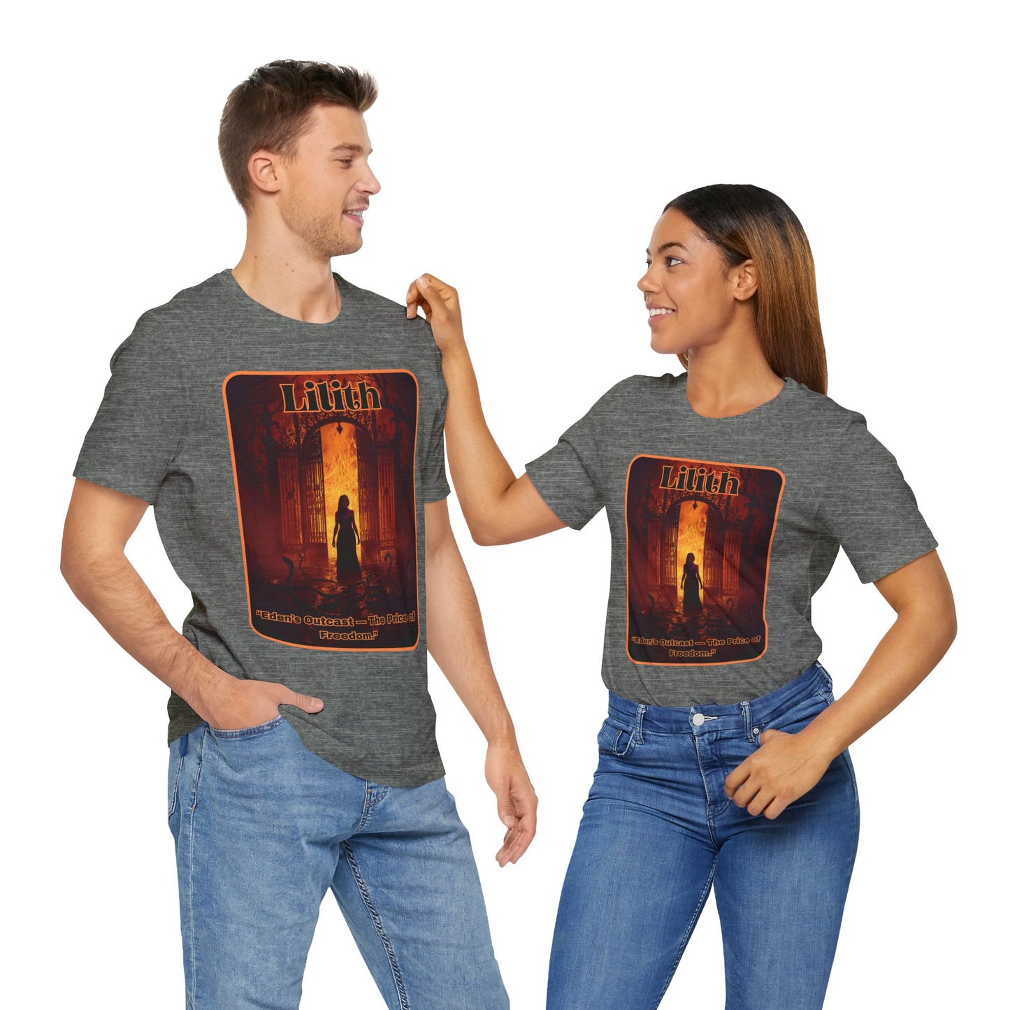 “Lilith  —  Eden’s Outcast, The Price of Freedom.” Graphic T-Shirt – Alt Aesthetic Poetic Goth Street-wear