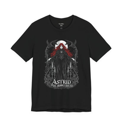 Astrid the Sorceress Gothic T-Shirt | Dark Fantasy Witch Tee