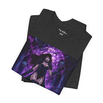 Dark Sorceress Graphic Tee — "A dark desire now sets forth into the night"