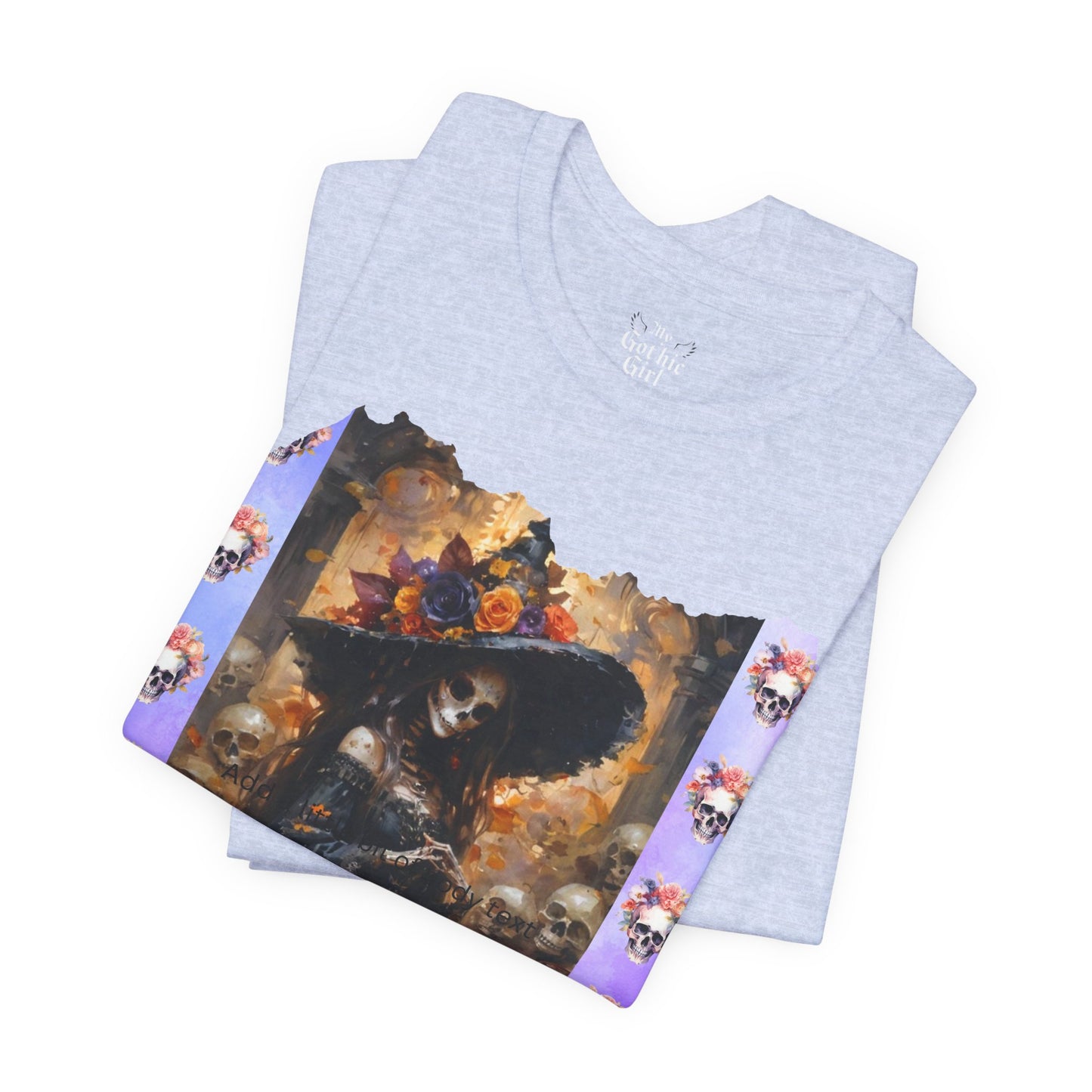 My Gothic Girl Dia De Los Muertos Graphic Tee – Gothic Streetwear, Whimsy Goth, Dark Poetry Alt Fashion