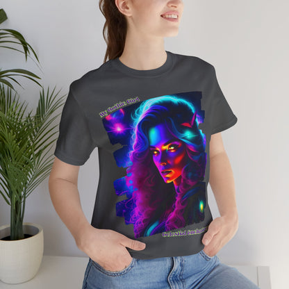 Celestial Enchantress Poetic Goth Graphic Tee – My Gothic Girl
