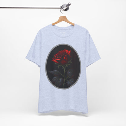 My Gothic Girl T-Shirts for Women & Men "Linda's Red Rose" Dark Aesthetic & Alternative Tees – My Gothic Girl