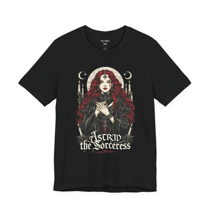 Astrid the Sorceress Gothic T-Shirt | Dark Fantasy Witch Tee