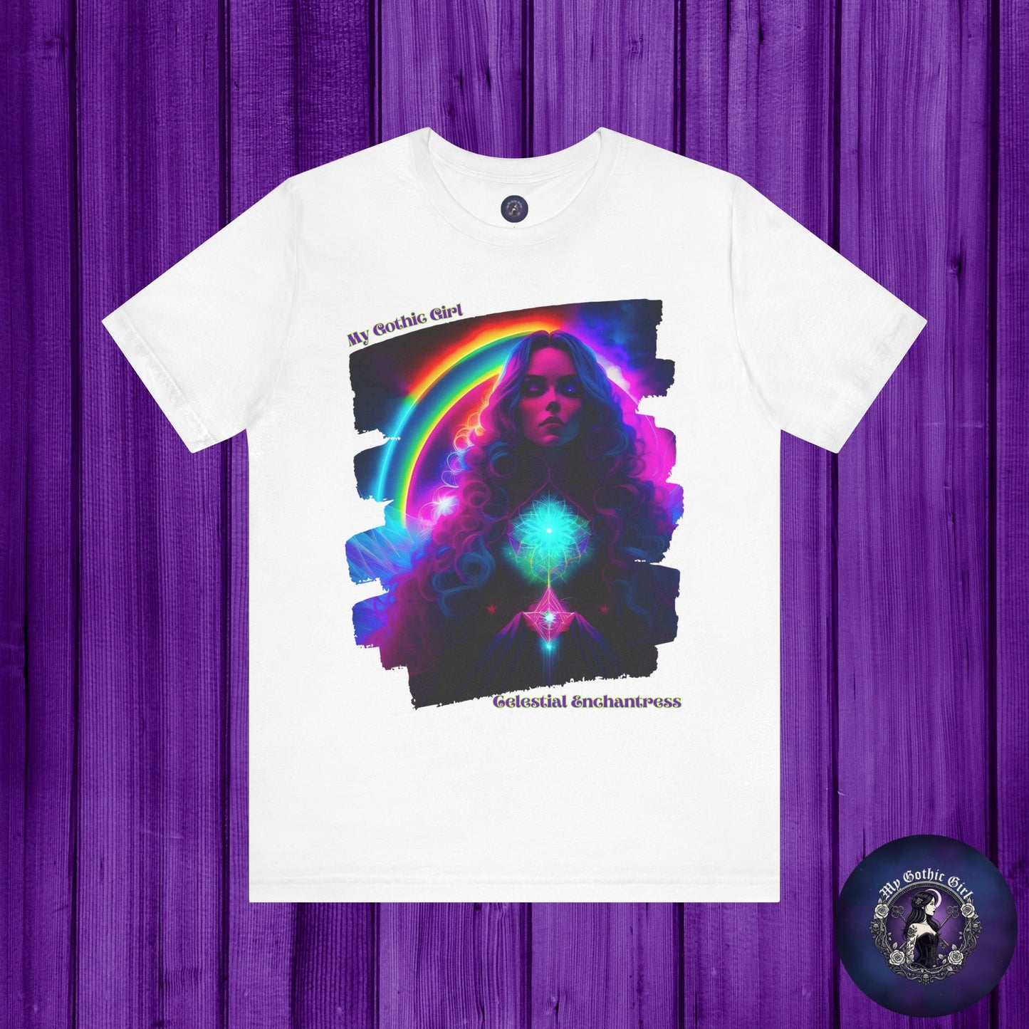 Celestial Enchantress Poetic Goth Graphic Tee – My Gothic Girl