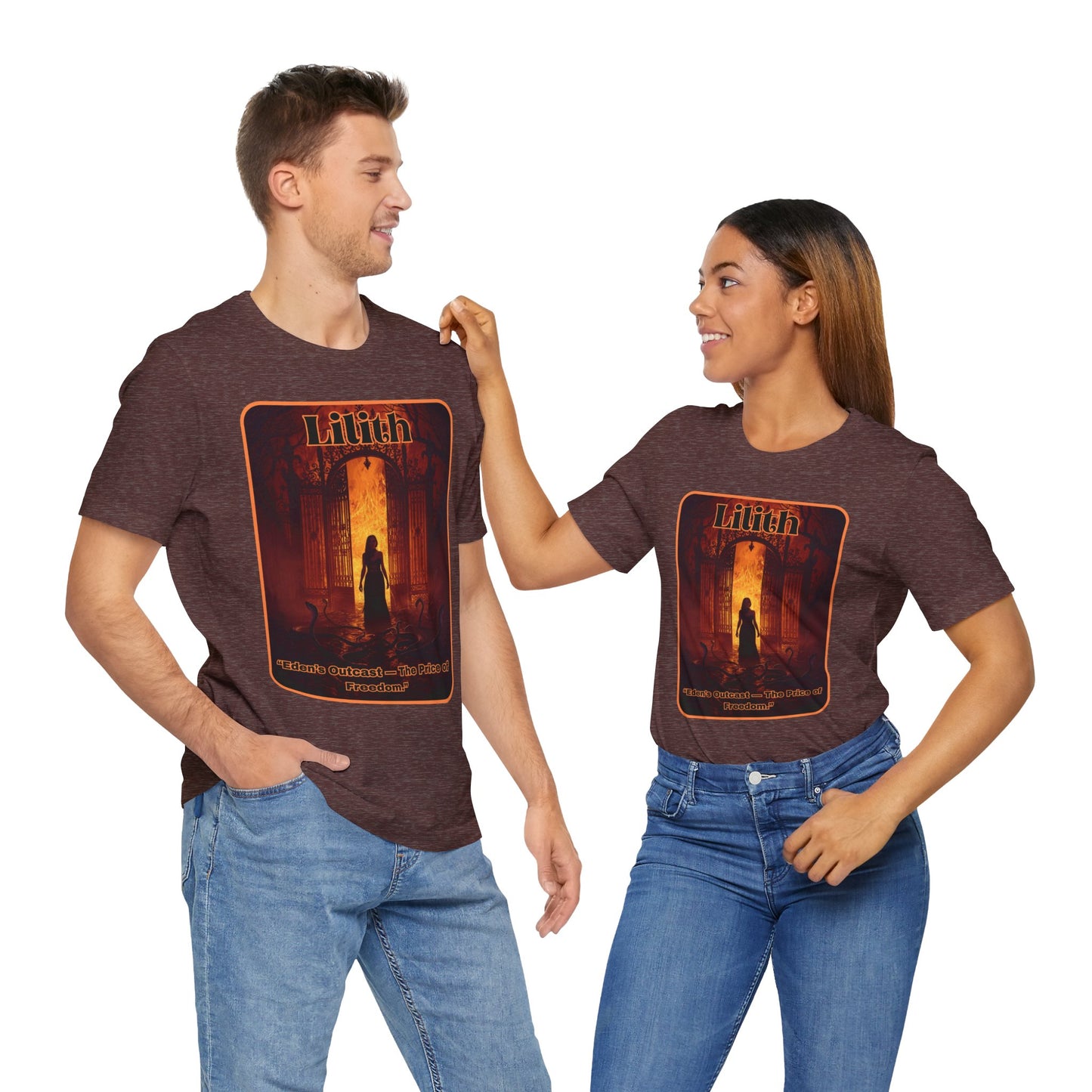 “Lilith  —  Eden’s Outcast, The Price of Freedom.” Graphic T-Shirt – Alt Aesthetic Poetic Goth Street-wear