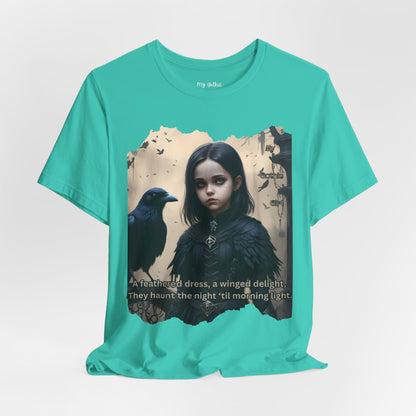 My Gothic Girl T-Shirt "Black Raven"  Whimsy Goth, Goth Fashion, Poetic Gothic Street Wear