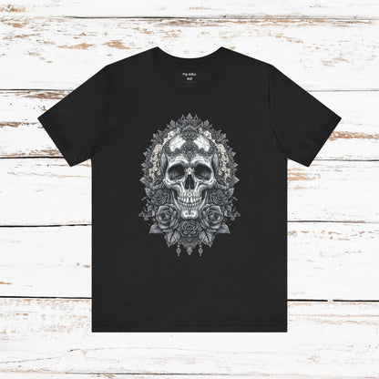 Gothic Skull Elegance T-Shirt