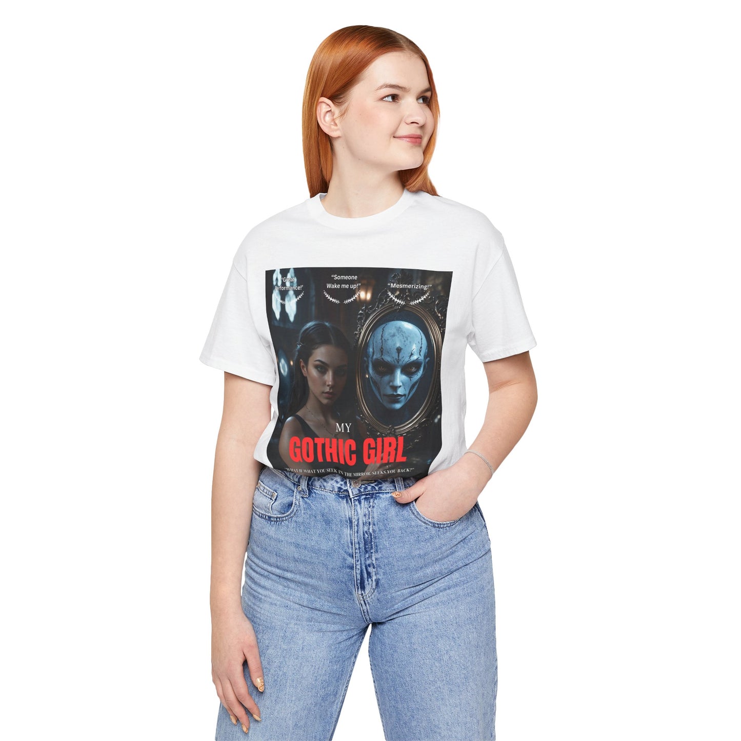My Gothic Girl T-Shirt "Movie Poster" – Whimsy Goth Streetwear, Dark Poetry Fashion, Alt Aesthetic Apparel