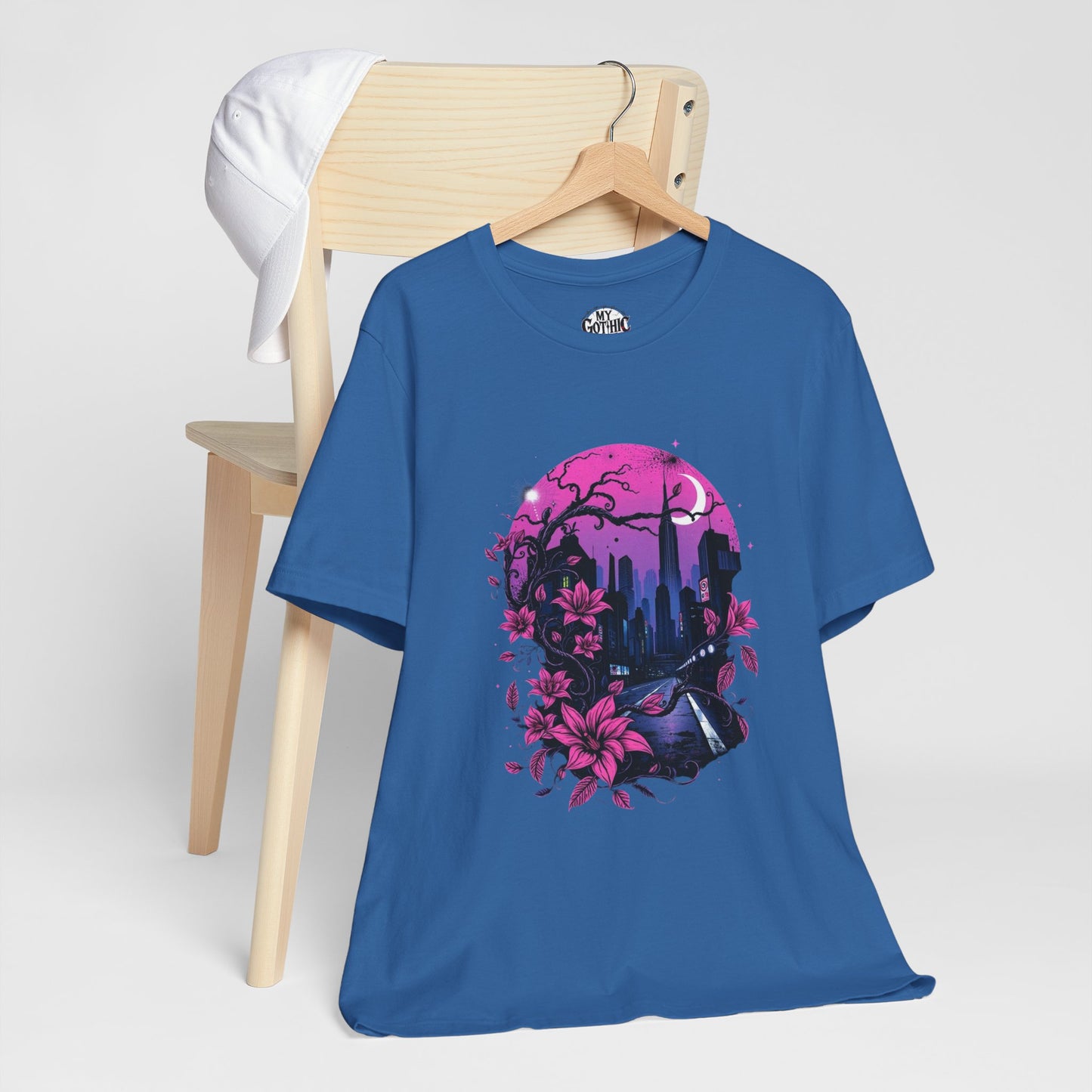 “Dark Bloom” — WhimsyGoth Floral Tee – Alt Aesthetic Poetic Goth Street-wear