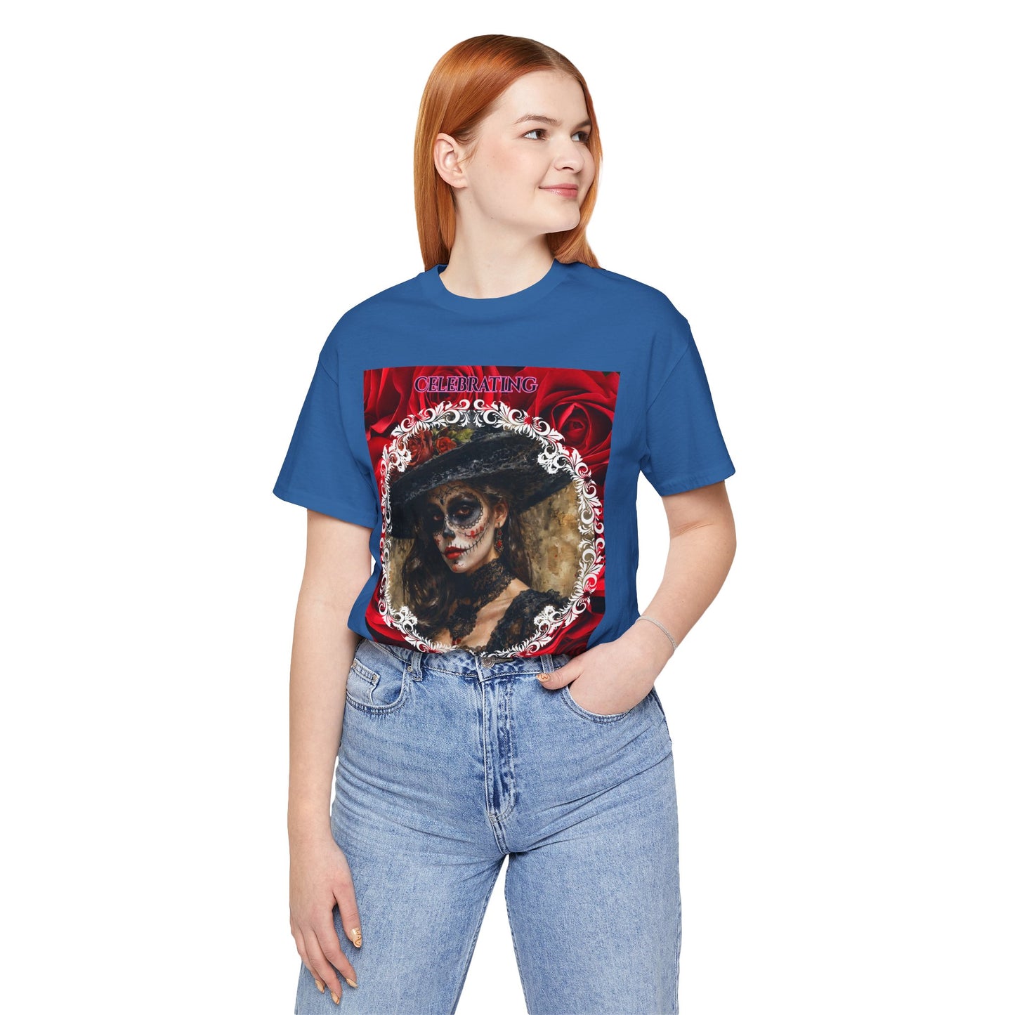 My Gothic Girl Dia De Los Muertos Graphic Tee – Gothic Streetwear, Whimsy Goth, Dark Poetry Alt Fashion