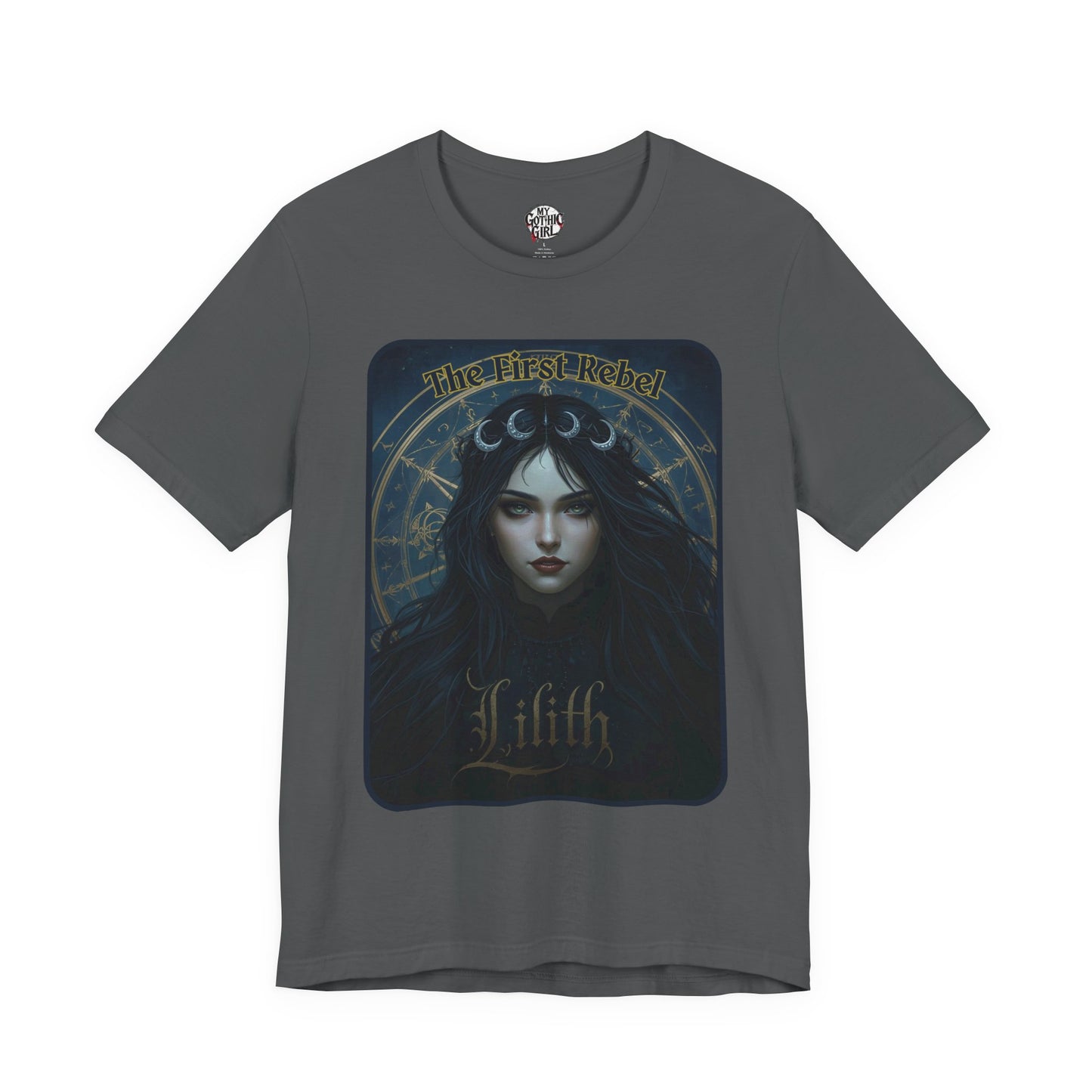 The First Rebel -"Lilith" Graphic T-Shirt – Alt Aesthetic Poetic Goth Street-wear
