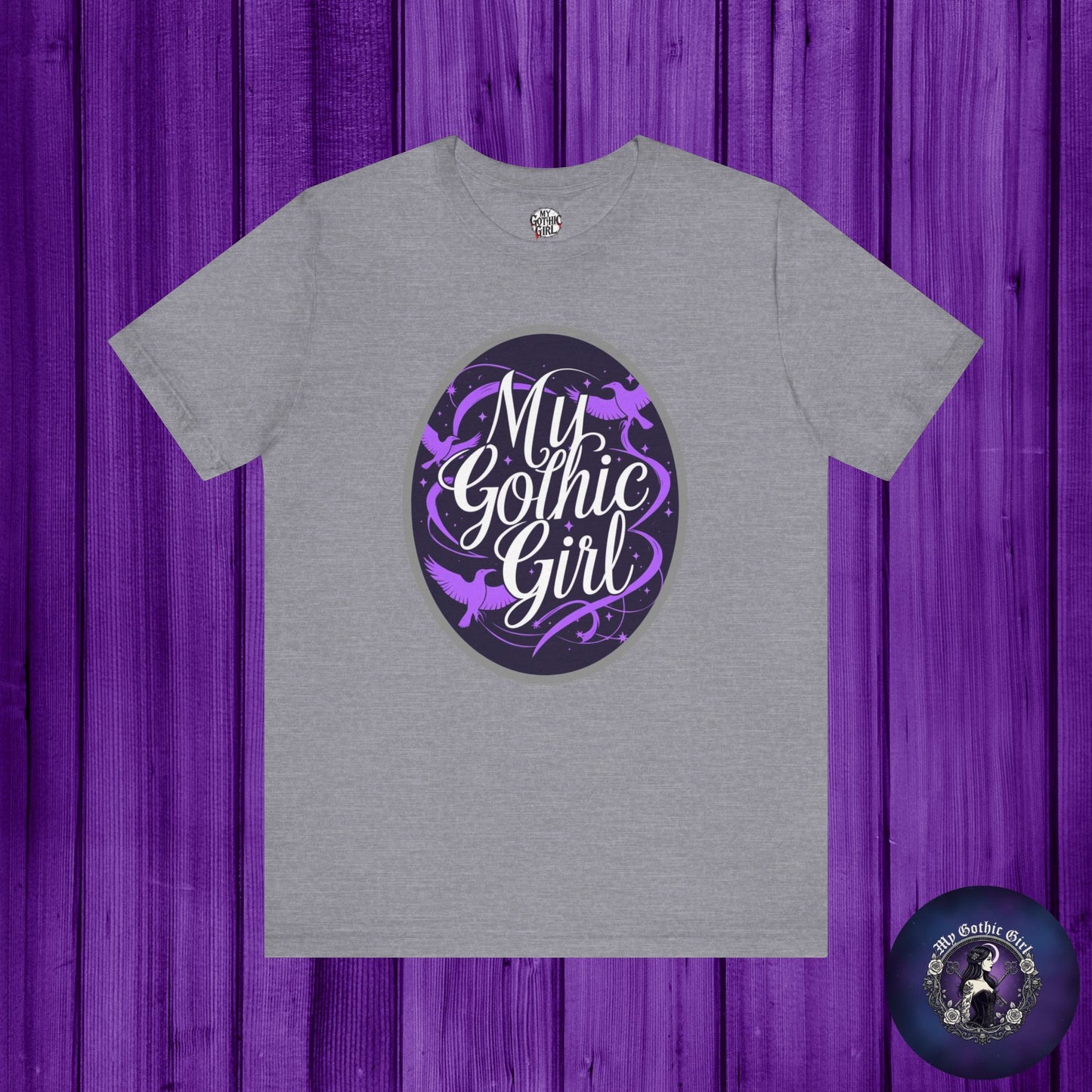 My Gothic Girl Poetic Goth Graphic Tee – Dark Alt Aesthetic Streetwear Fashion