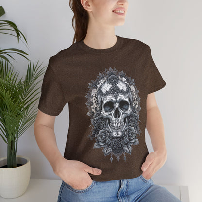 Gothic Skull Elegance T-Shirt