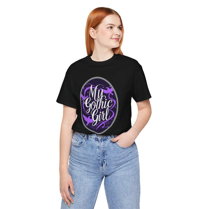 My Gothic Girl Poetic Goth Graphic Tee – Dark Alt Aesthetic Streetwear Fashion