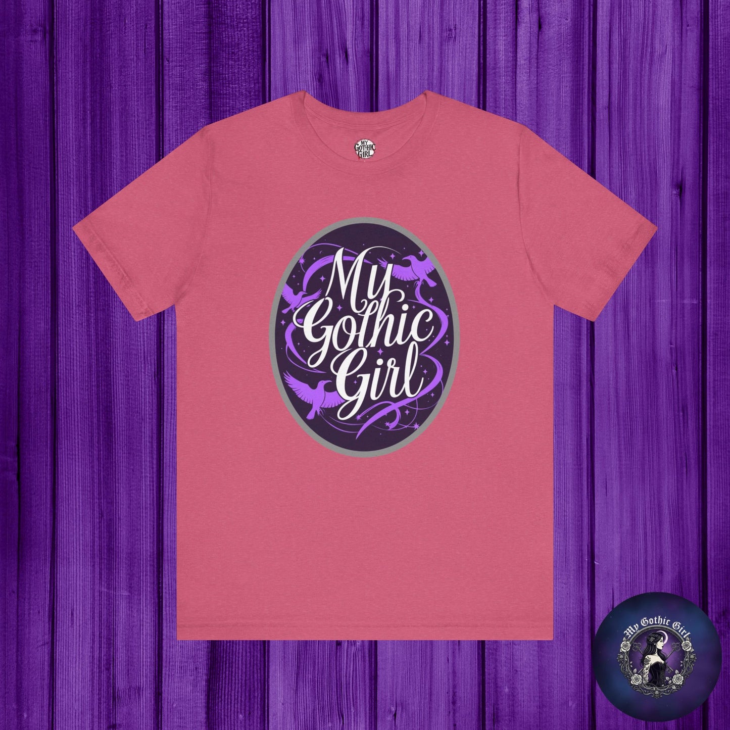 My Gothic Girl Poetic Goth Graphic Tee – Dark Alt Aesthetic Streetwear Fashion