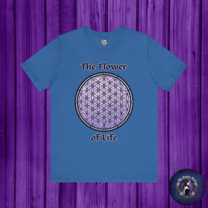 "The Flower of Life"  Gothic Graphic T-Shirt – Alt Aesthetic Poetic Goth Street-wear